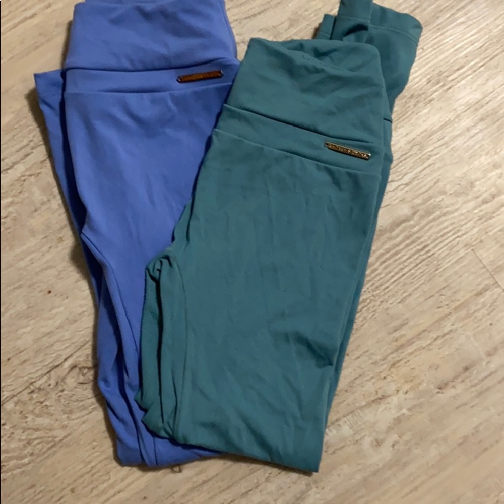 Two Whitney Simmons X Gymshark Leggings